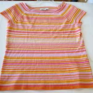 Liz Claiborne NY full fashion sweater knit top Lg